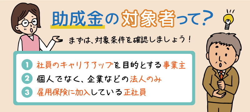 助成金の対象者は